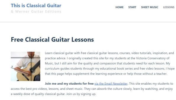 10 Best Online Classical Guitar Lessons in 2026